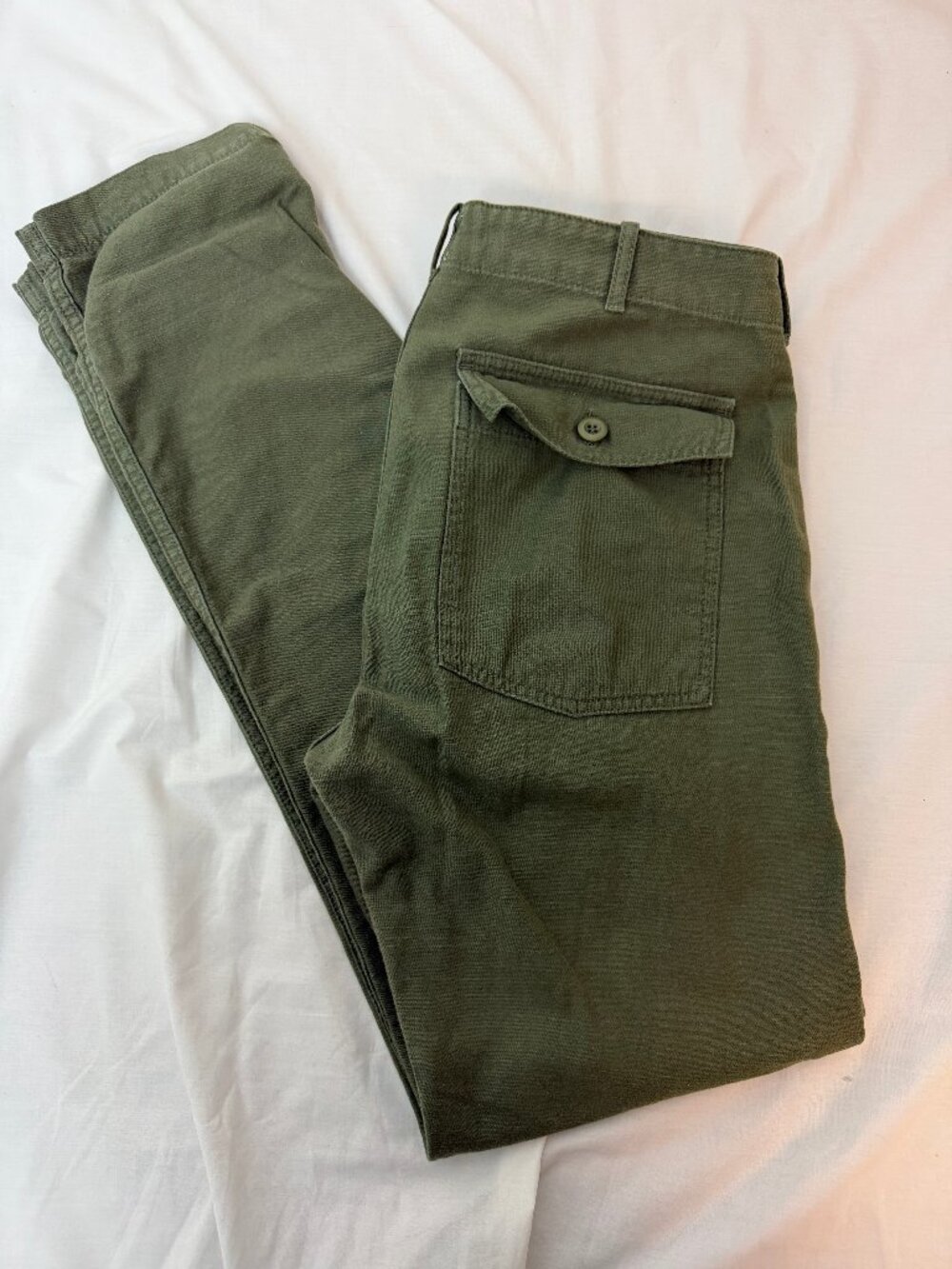 Men's Tellason Olive Fatigue Pants